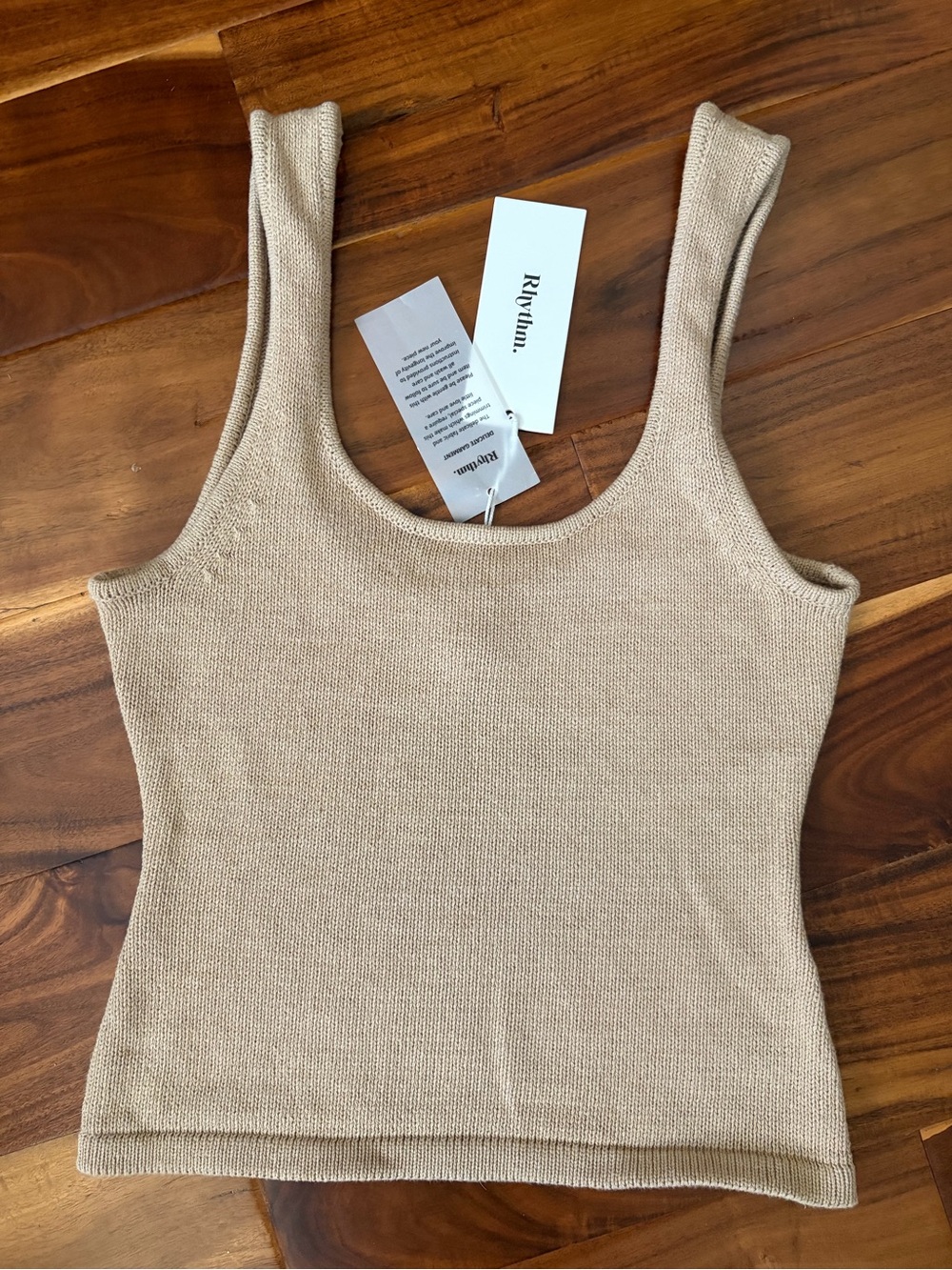 RHYTHM Women's Cove Scoop Tank Top Small NWT